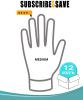Pack 12 Gray Insulated Leather Work Gloves Medium Size for Men & Women; Reusable Grey Hyper Tough Leather Gloves 6 Pairs; Medium Leather Gloves for Me