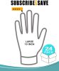 24 Pack Canvas Work Gloves 10" Large Size Washable Elastic Knit Wrist Canvas Glove with PVC Dots; Resistant Workwear Gloves; Comfortable Fit Ideal for