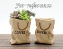 Resin Coffee Takeout Bag Shape Succulent Plant Pot Cactus Plant Pot Flower Pot Container