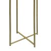 40; 30; 20 Inch High Brass Raised Planter with Stand; Set of 3; Gold; DunaWest