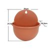 Wall Mounted Plant Pot Plastic Flowerpot Basket Planter Home Garden Decoration