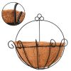 Flowerpot Anti-slip Super Breathable Anti-deformed Iron Structure Plant Holder Garden Decor