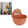 Wall Mounted Plant Pot Plastic Flowerpot Basket Planter Home Garden Decoration