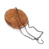 Hanging Coconut Shell Vegetable Flower Pot Basket Planter Iron Art Garden Decor